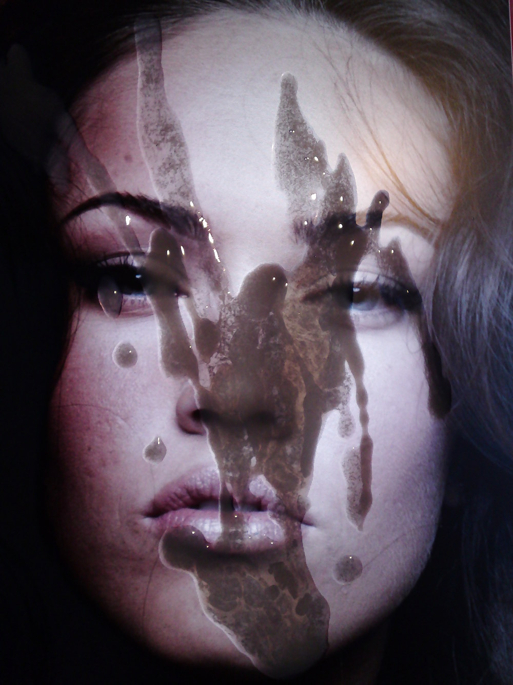 Cumshot over MEGAN FOX #9669664