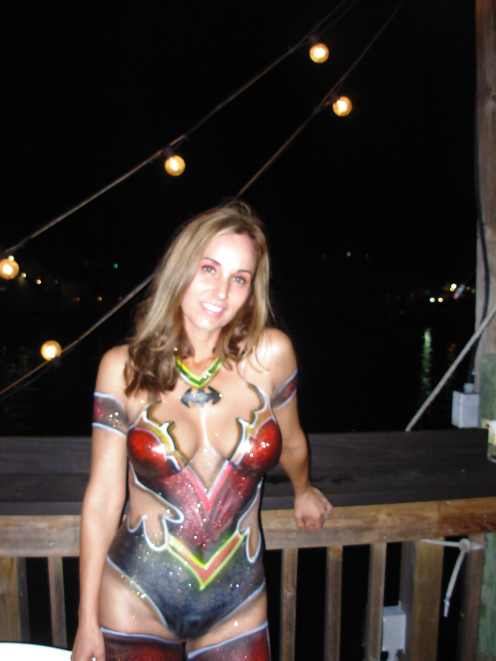 Women wearing Body Paint as Clothing #14314979