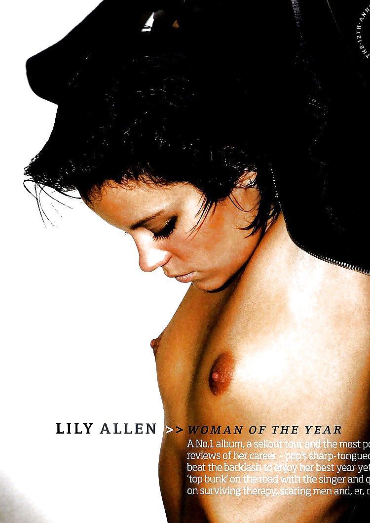 Lily Allen Posing Topless #17285561