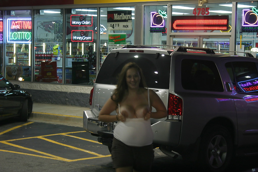 Preggo MILF Flashing Tits Everywhere #9661859