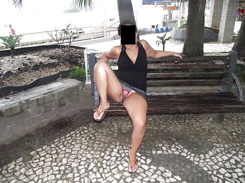 Real Brazilian exhibitionists public flashers #21742261