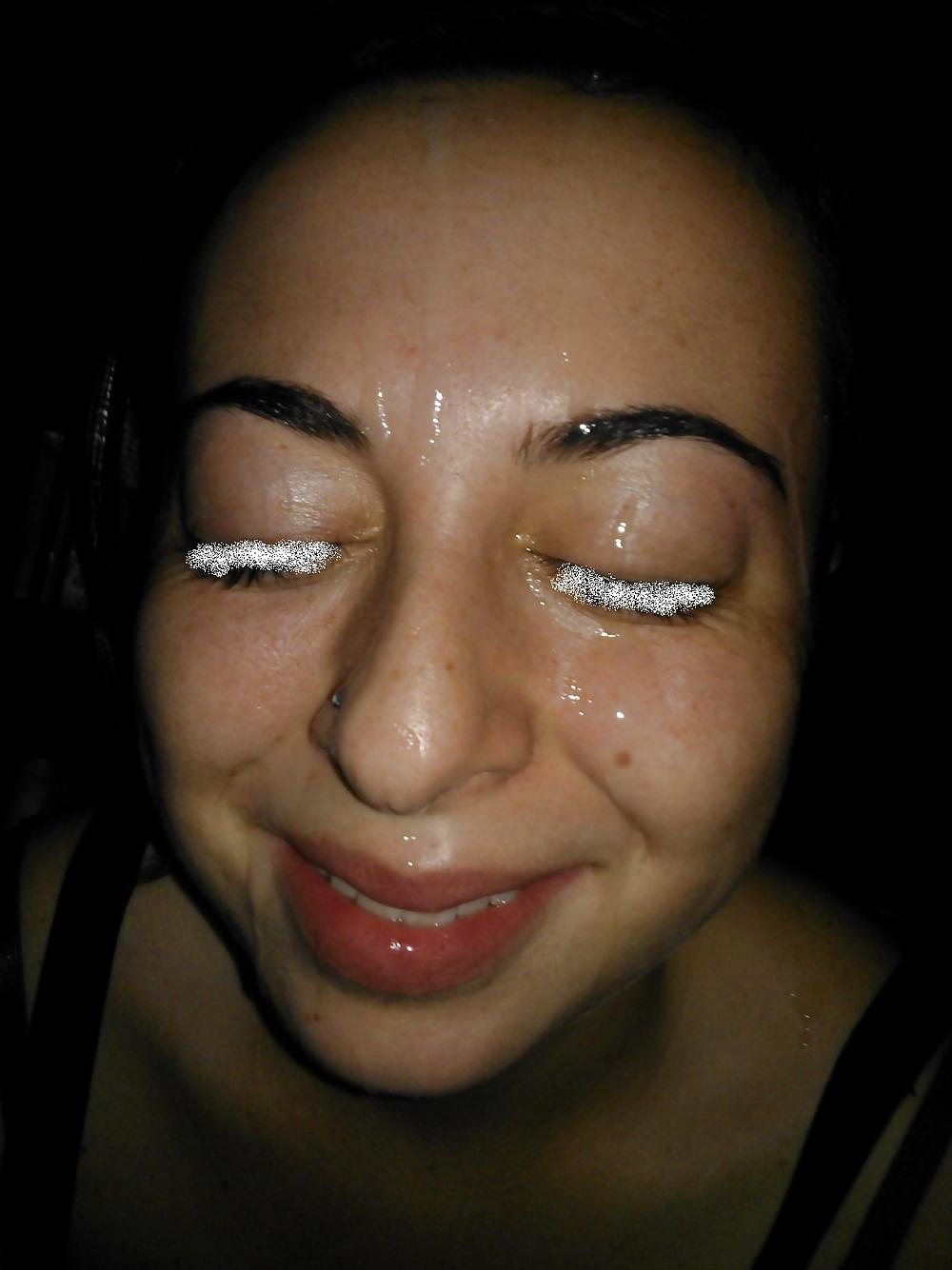 Hubby drenches my face #11283556