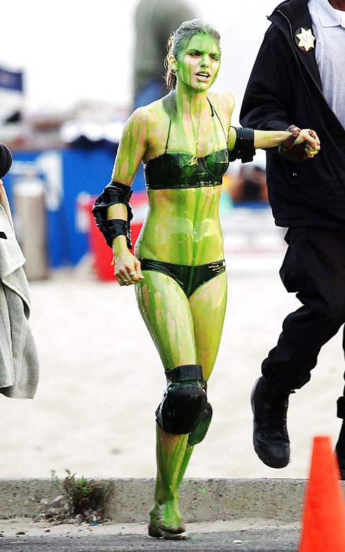 AnnaLynne McCord bikini on set of 90210 in LA #5103415