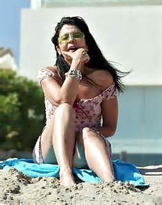 María Conchita Alonso Am Strand #19985325