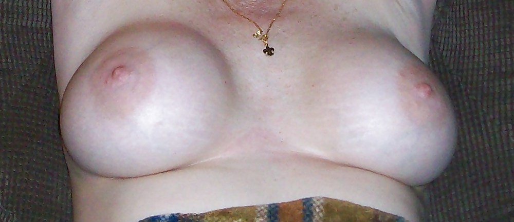 Wife showing off her puss and tits #17944702