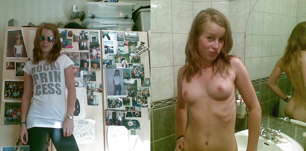 Teens dressed undressed Before and after #11045176