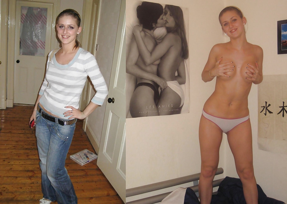 Teens dressed undressed Before and after #11045187