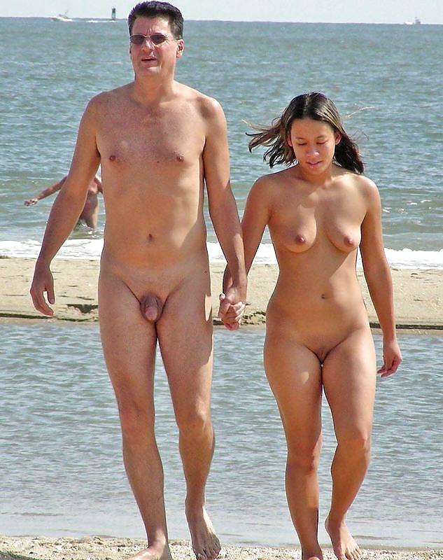 Couples Standing Naked Together  #1337065