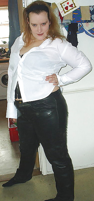 BBW Babe in Leatherpants #16931341