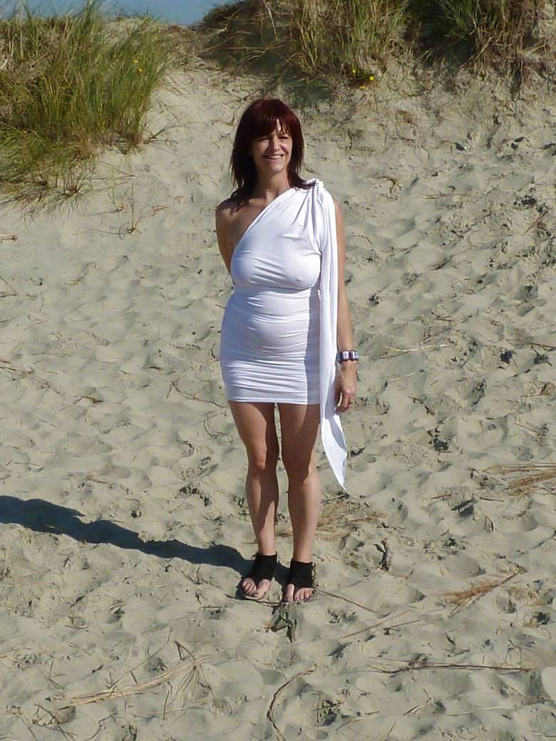 Redhead at the beach #11203778