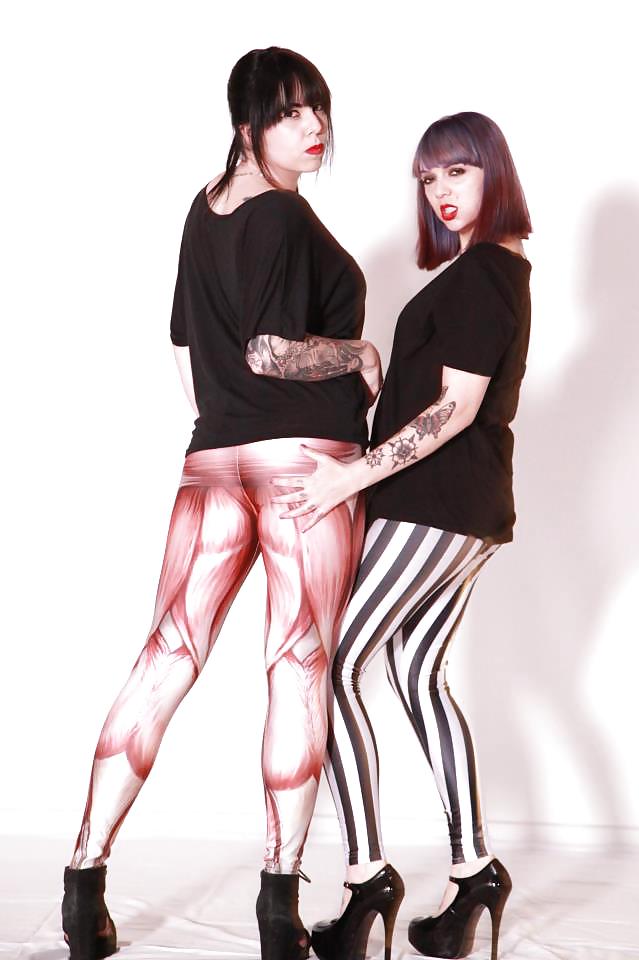 My sis and her lady friend, horny, leggings, tights, spandex, #9352576