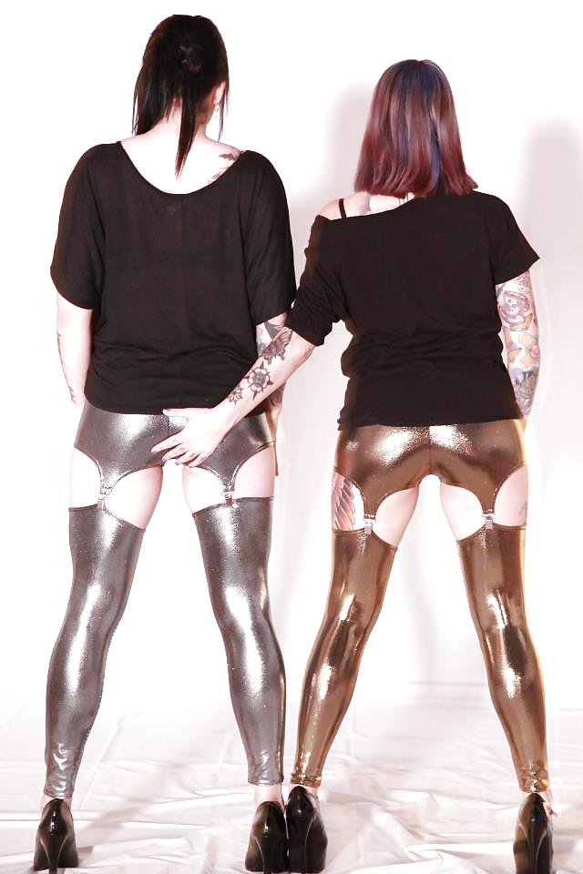 My sis and her lady friend, horny, leggings, tights, spandex, #9352589