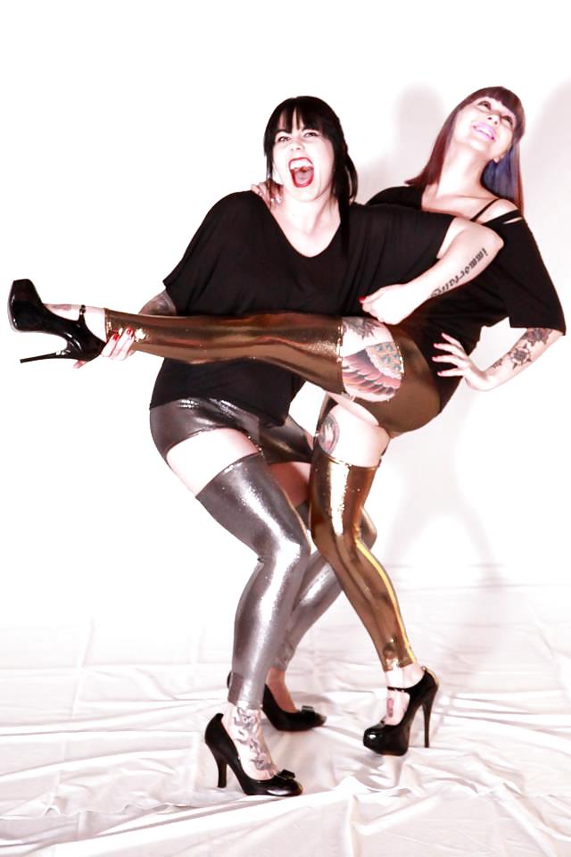 My sis and her lady friend, horny, leggings, tights, spandex, #9352601