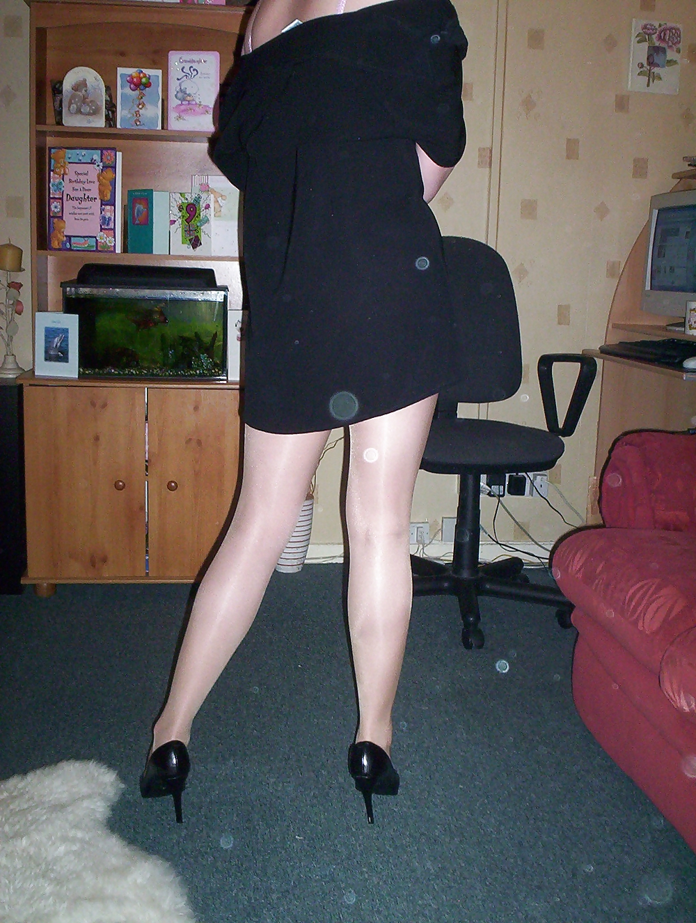 Amateur wife pantyhose legs #14315538