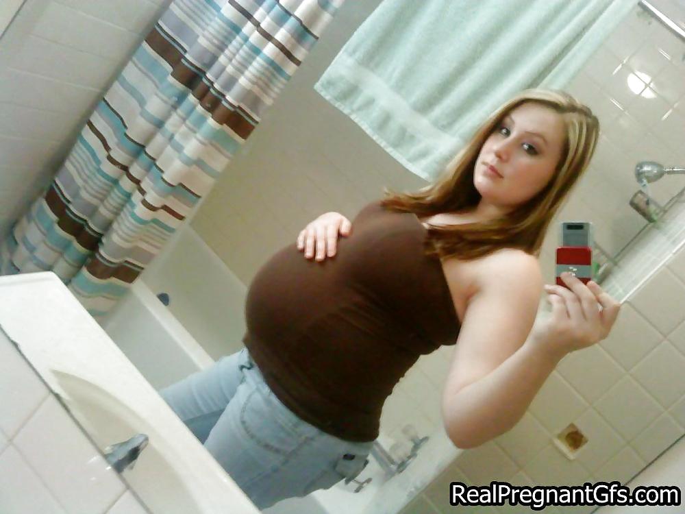 Amateur PREGNANT teen selfshot part 4 #3531955