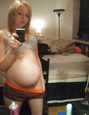 Amateur PREGNANT teen selfshot part 4 #3531960