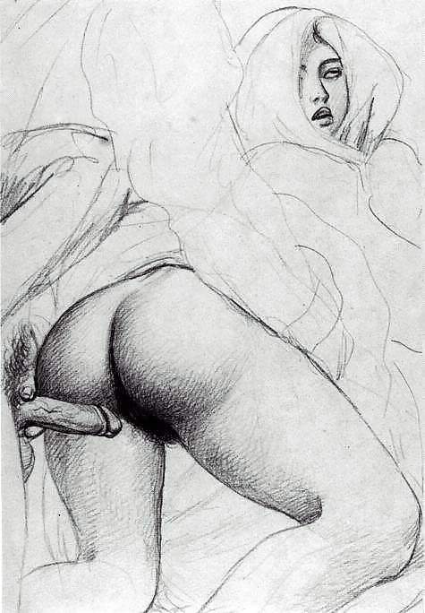 Vintage Erotic Sketch Collection #3095365