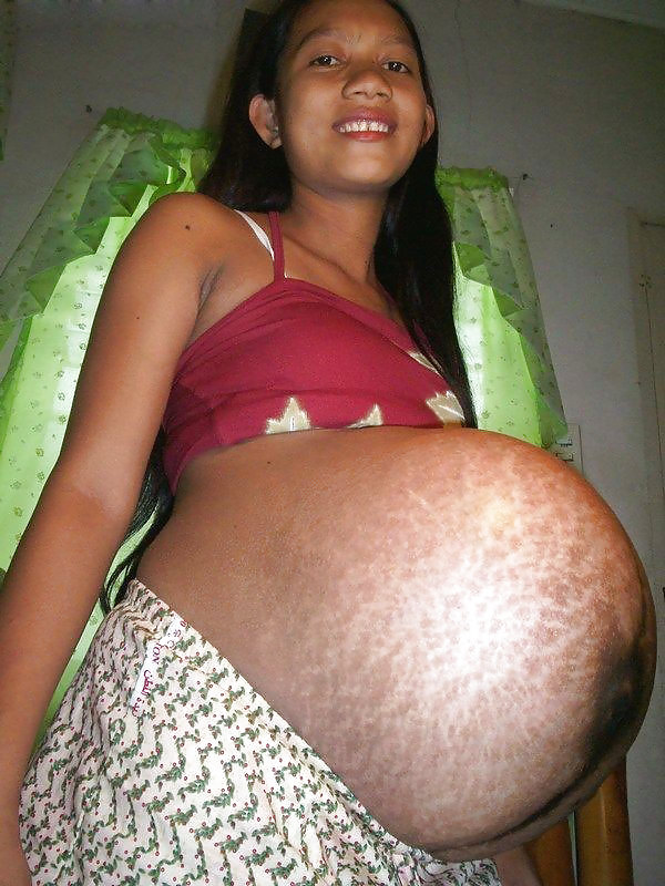 PREGNANT BROWN CUTE BELLIES  (LL) #15834077