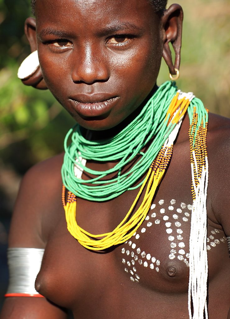 The Beauty of Africa Traditional Tribe Girls #16671695