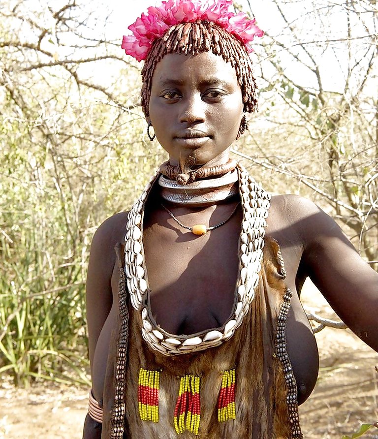Die Schönheit Afrikas Traditionellen Stammes Mädchen #16671712