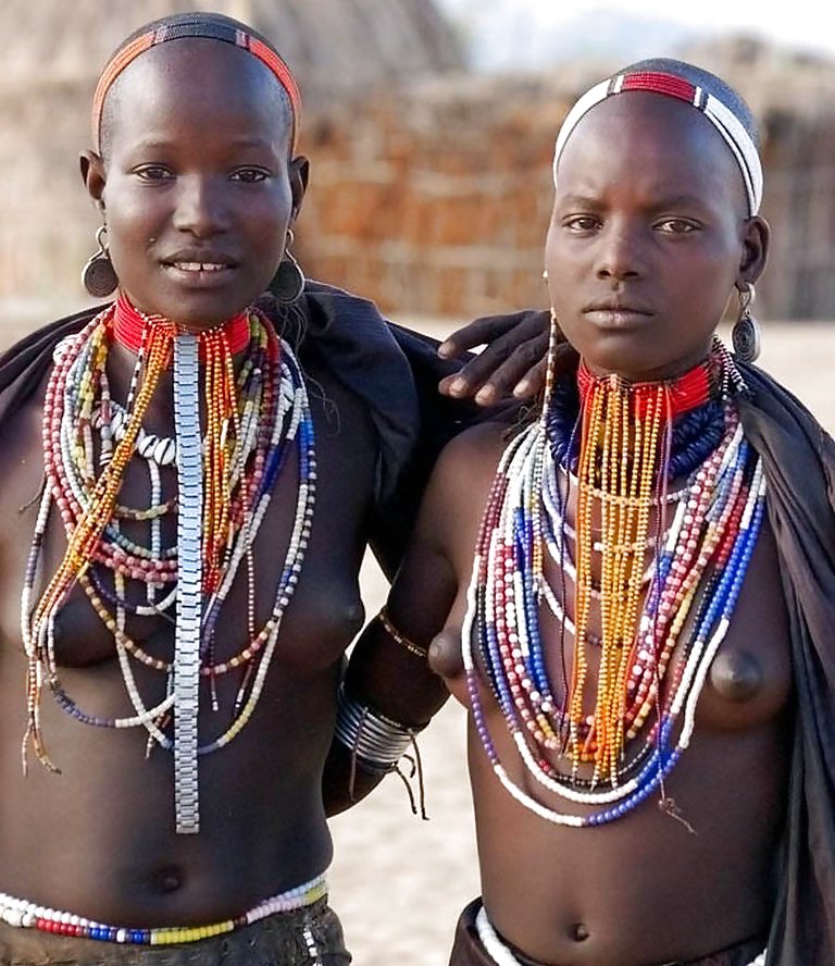 The Beauty of Africa Traditional Tribe Girls #16671775