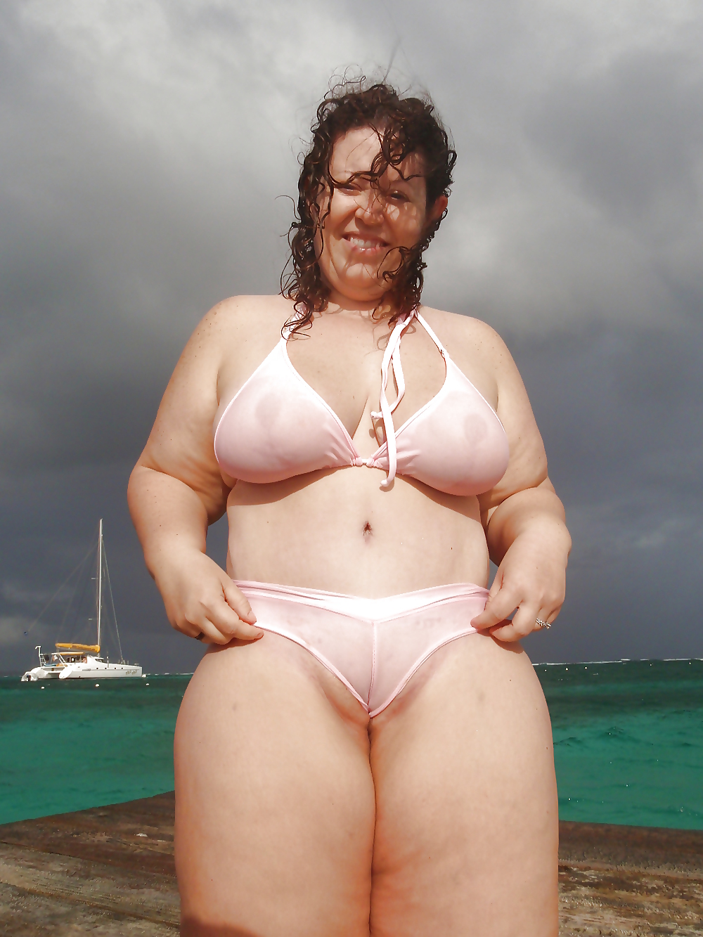 Badeanzug Bikini-BH Bbw Reifen Gekleidet Teen Big Tits - 66 #11353186