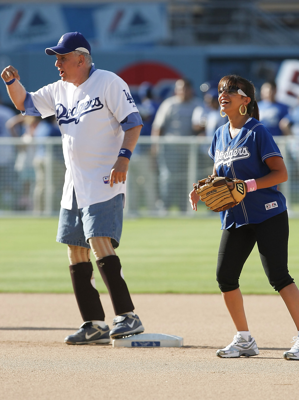 Vida Guerra 50th Anual Hollywd Star Game at Dodger Stadium #4965504