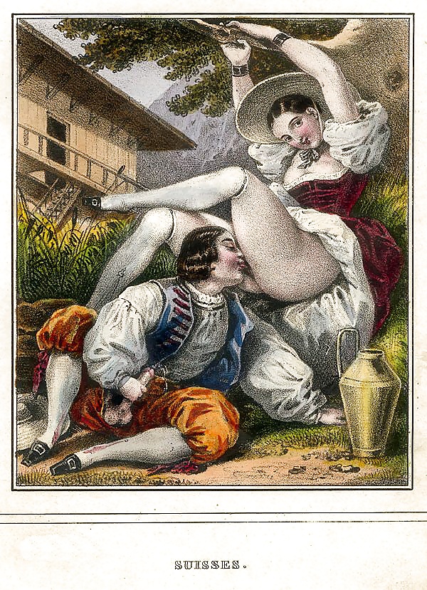描かれたポルノアート 25 - 世界のセックス 1835
 #18550590