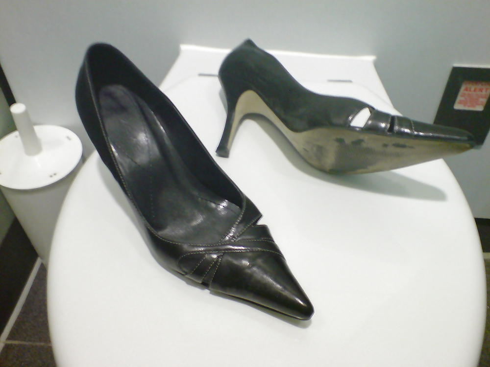 Cum in work colleagues sexy black heels #12123455