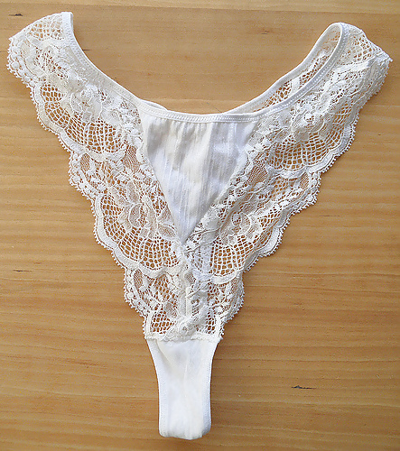 Panties from a friend - white, another set #3867006