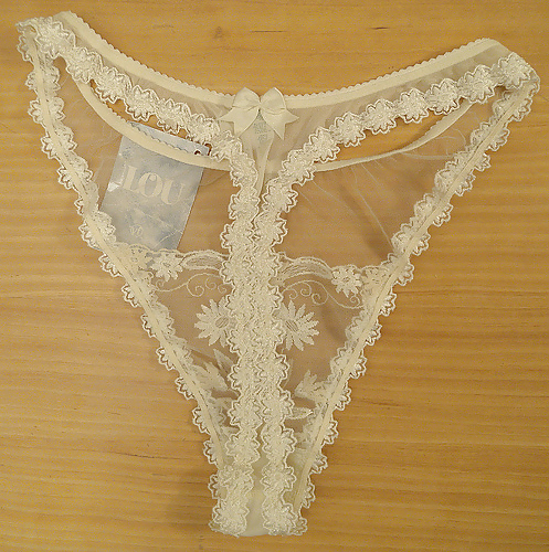 Panties from a friend - white, another set #3867075