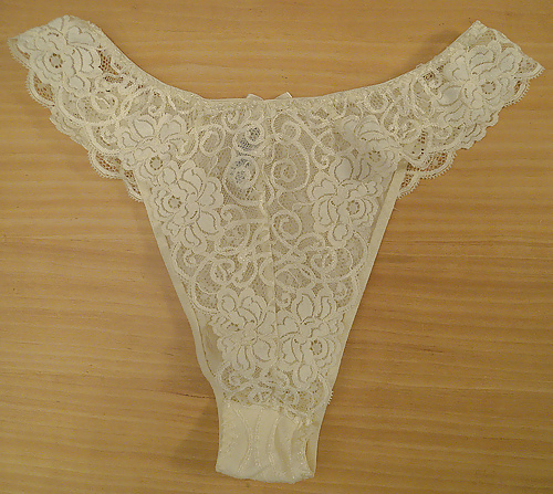 Panties from a friend - white, another set #3867106
