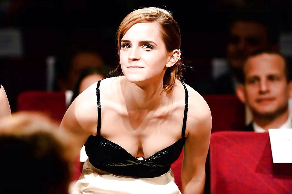 Emma Watson down blouse  #11914303