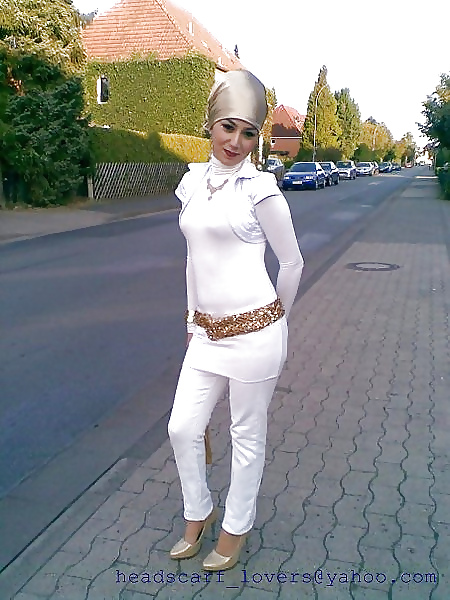 Turc Arab Hijab Petit Album Turban-porter #12912698