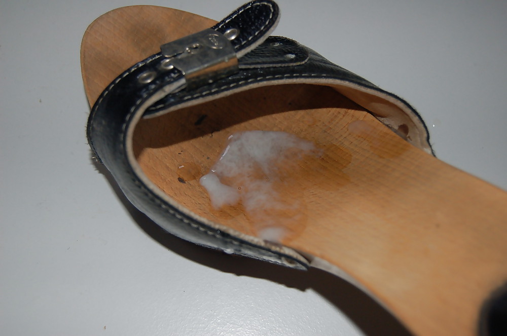 Shoejob Mit Hohen Absätzen Clogs Aus Holz Pantoletten #13869743