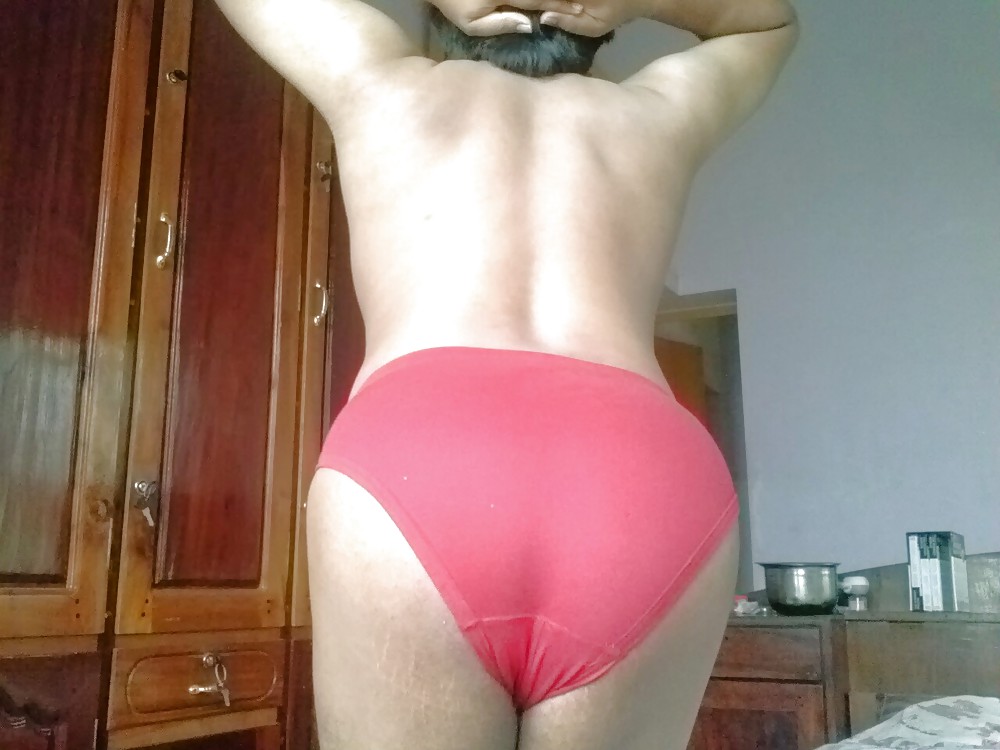 My bubble butt in red underwear #21151536