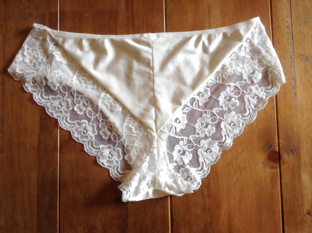 Wife's Satin & Lace Panties #21756837