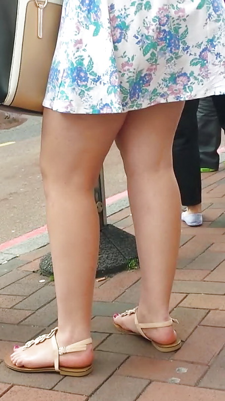 Taskmasters Travels 11: Teen in short dress on windy day #22671856