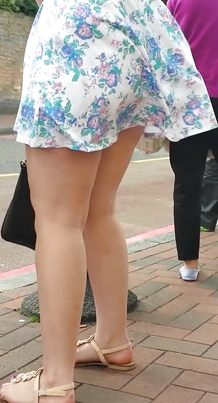 Taskmasters Travels 11: Teen in short dress on windy day #22672044