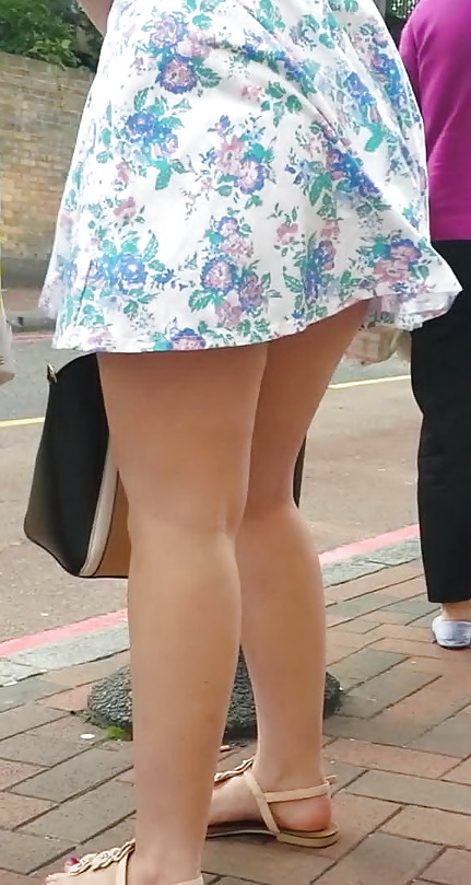 Taskmasters Travels 11: Teen in short dress on windy day #22672050