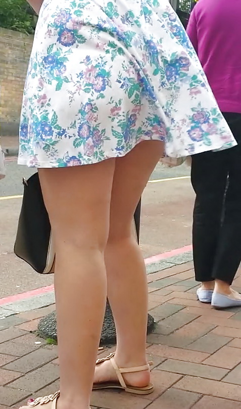 Taskmasters Travels 11: Teen in short dress on windy day #22672053