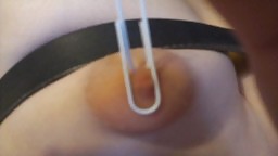 Light Self Tit and Nipple Torture #21460873