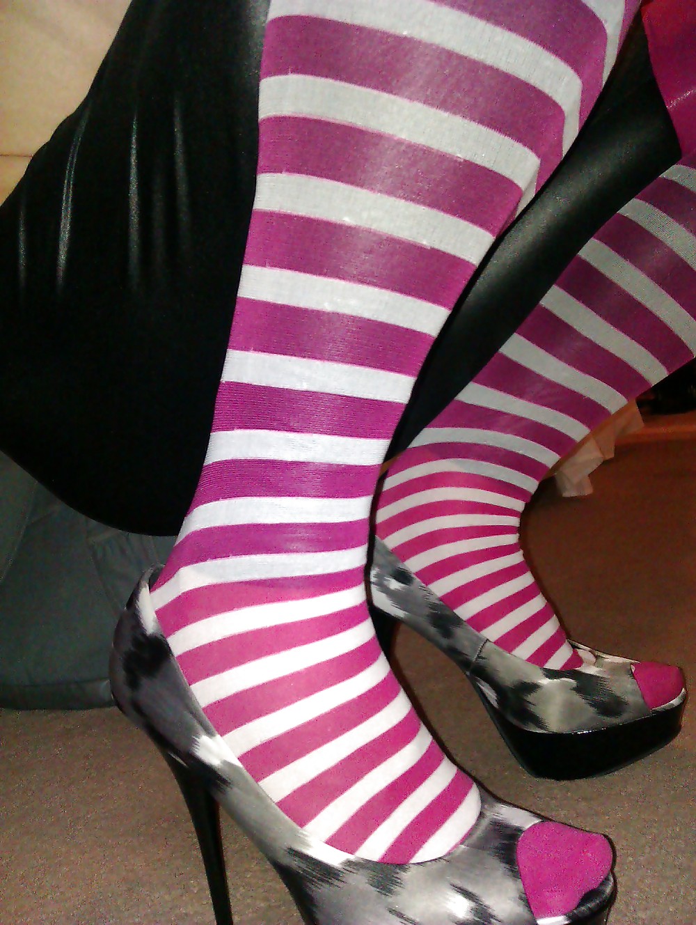 My heels and stocking socks