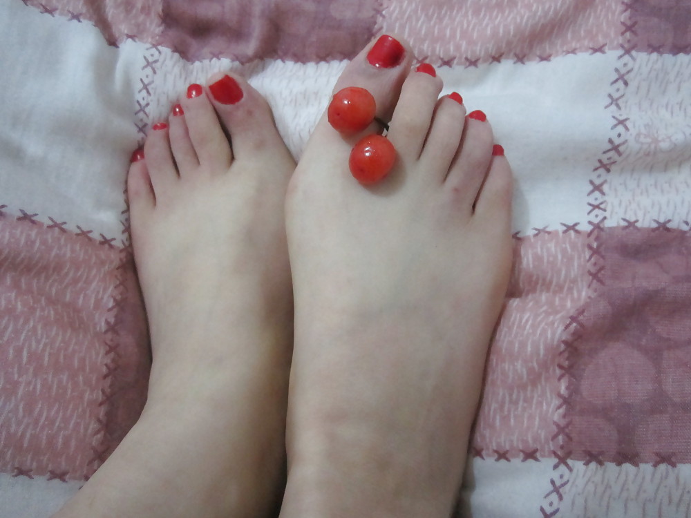 ¡(1) los pies, los dedos y las plantas de los pies de mi chica asiática! ¡fetiche de los pies chinos!
 #21452173