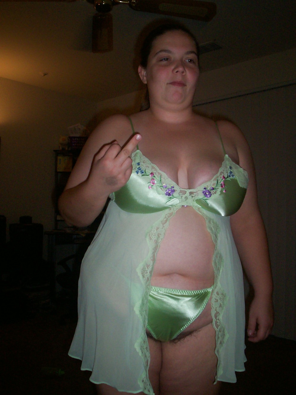 The wife in green thongs #12596606