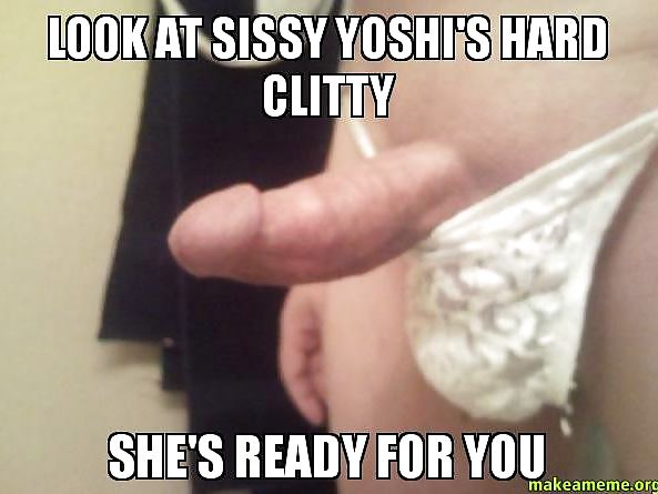 Sissy Yoshi wants Daddy to fuck her mouth and sissy bum #22331969