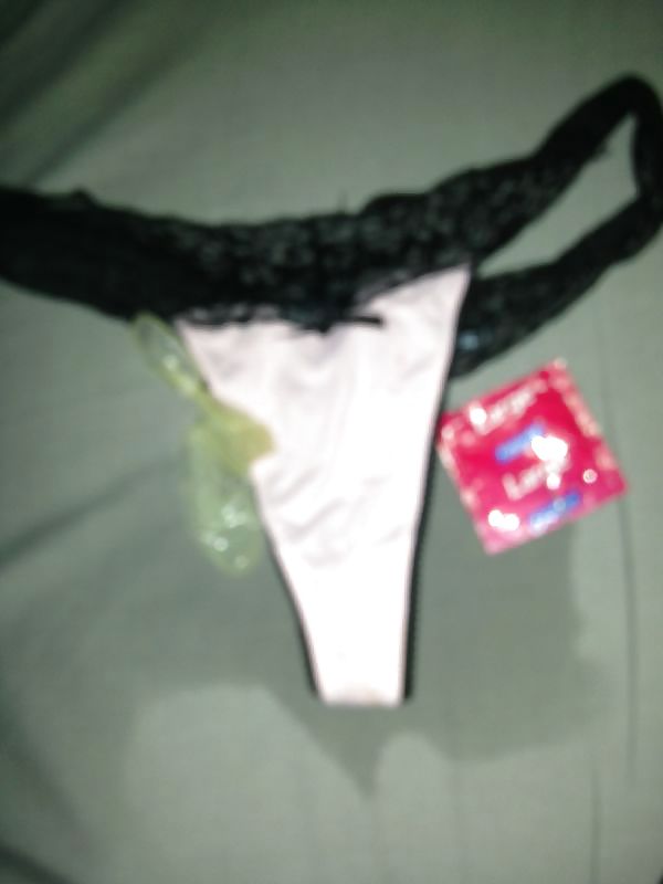 My wet thong and used condom from sex, sold to shanie #17332352
