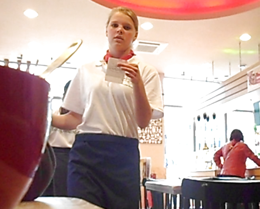 VERY BEAUTIFUL WAITRESS  #10885558