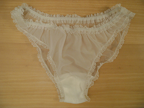 Panties from a friend - white, last set #3793412