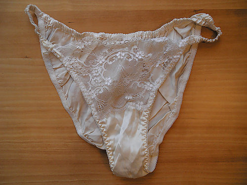Panties from a friend - white, last set #3793574